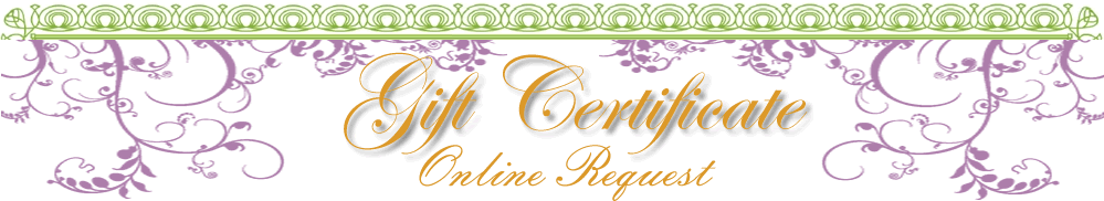 Gift Certificate Form